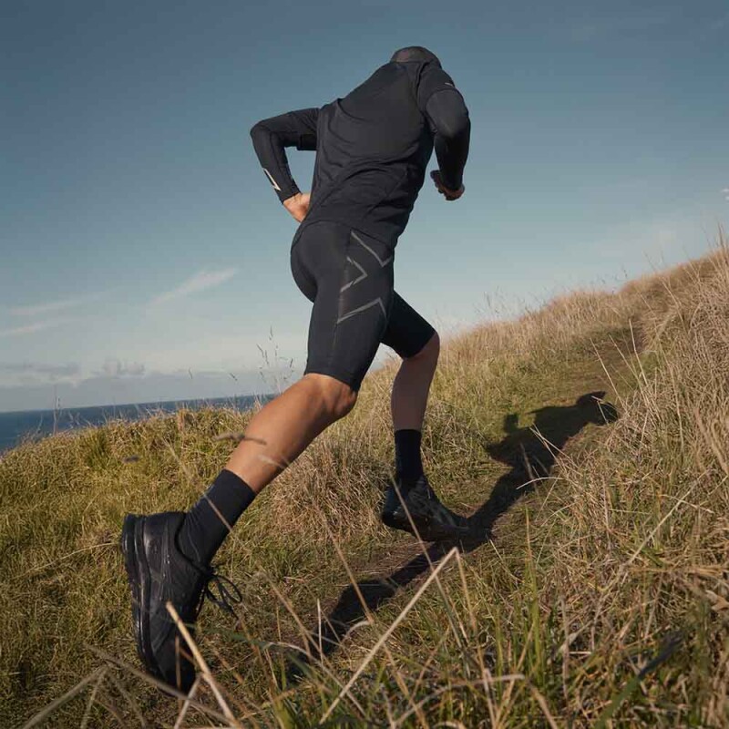 Medias Training Vectr Cushion Crew Socks Hombre Black/titanium