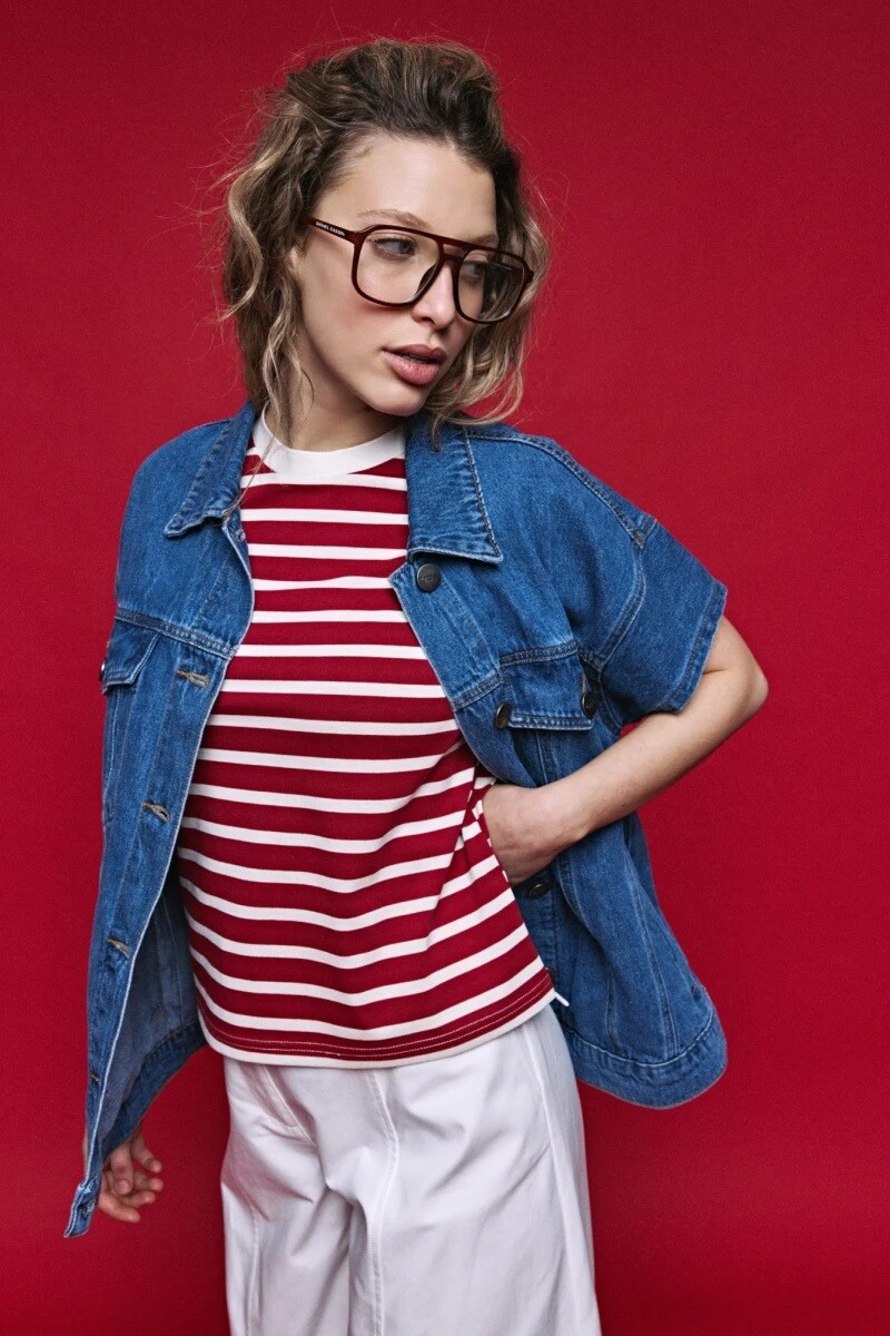 T-SHIRT D.CASSIN RENE - ROJO 