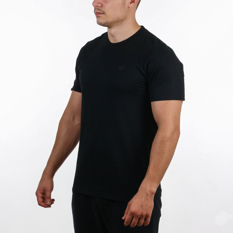 Austral Men's Neck T-shirt - Black Negro-negro