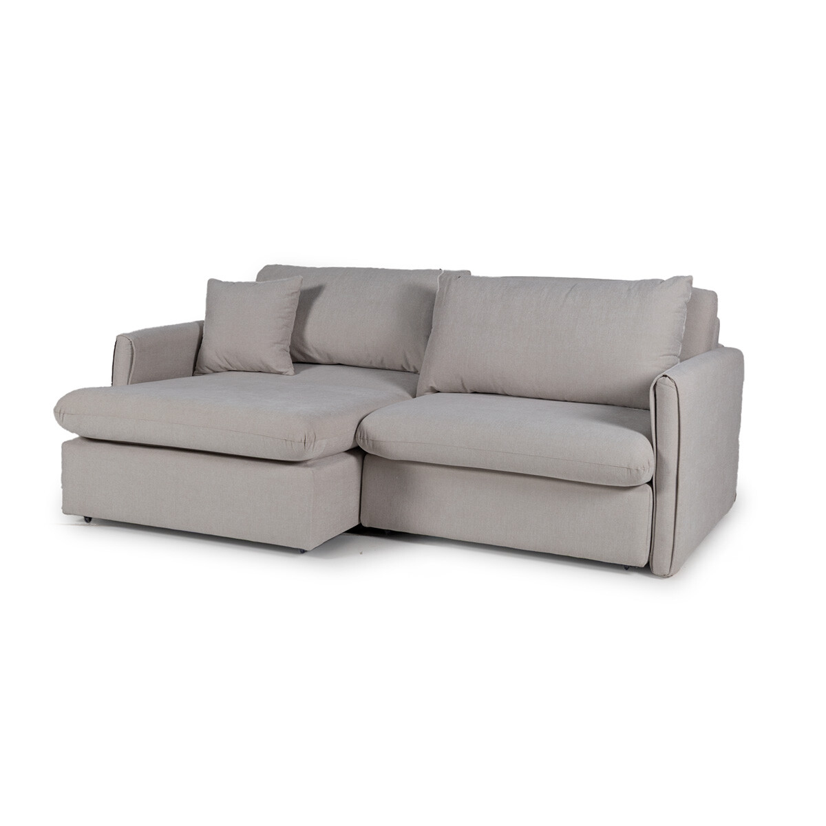 Sofá Cama Hype (Retráctil) - Tela Microfibra - 3 cuerpos - FX4-10 (Beige) 