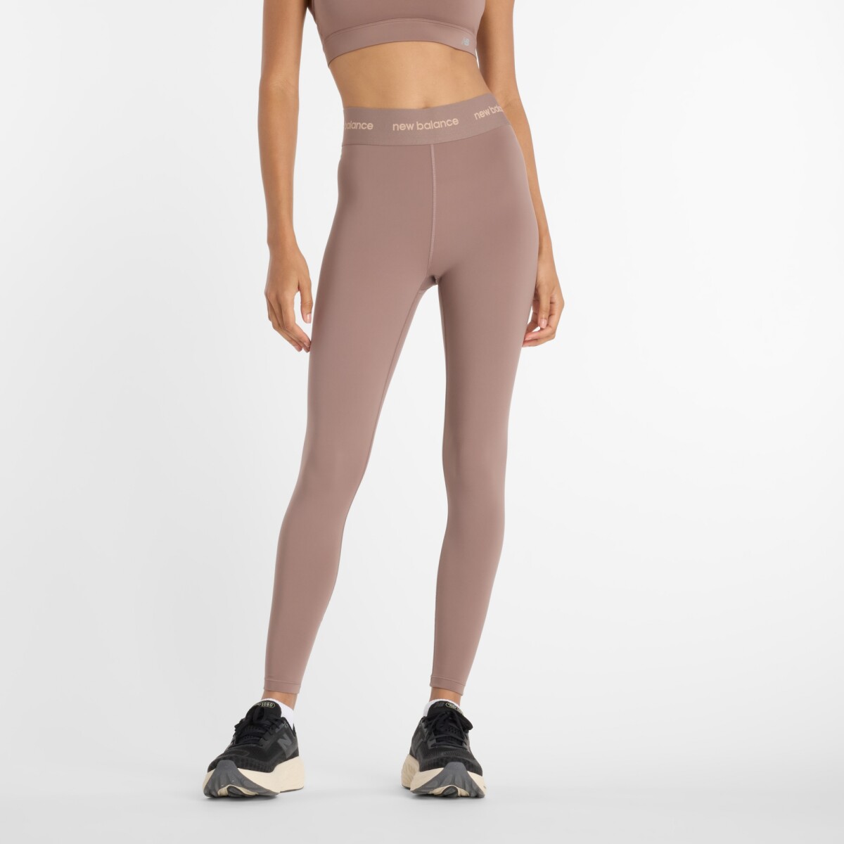 Calza New Balance de Dama -High Rise Legging 25"- WP51177EAS - BROWN 