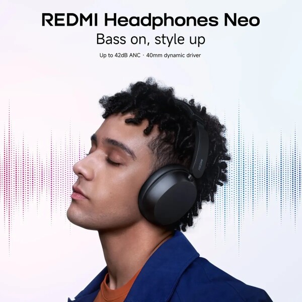 Auriculares Inalámbricos Redmi Headphones Neo Anc AURICULARES XIAOMI REDMI NEO NEGRO