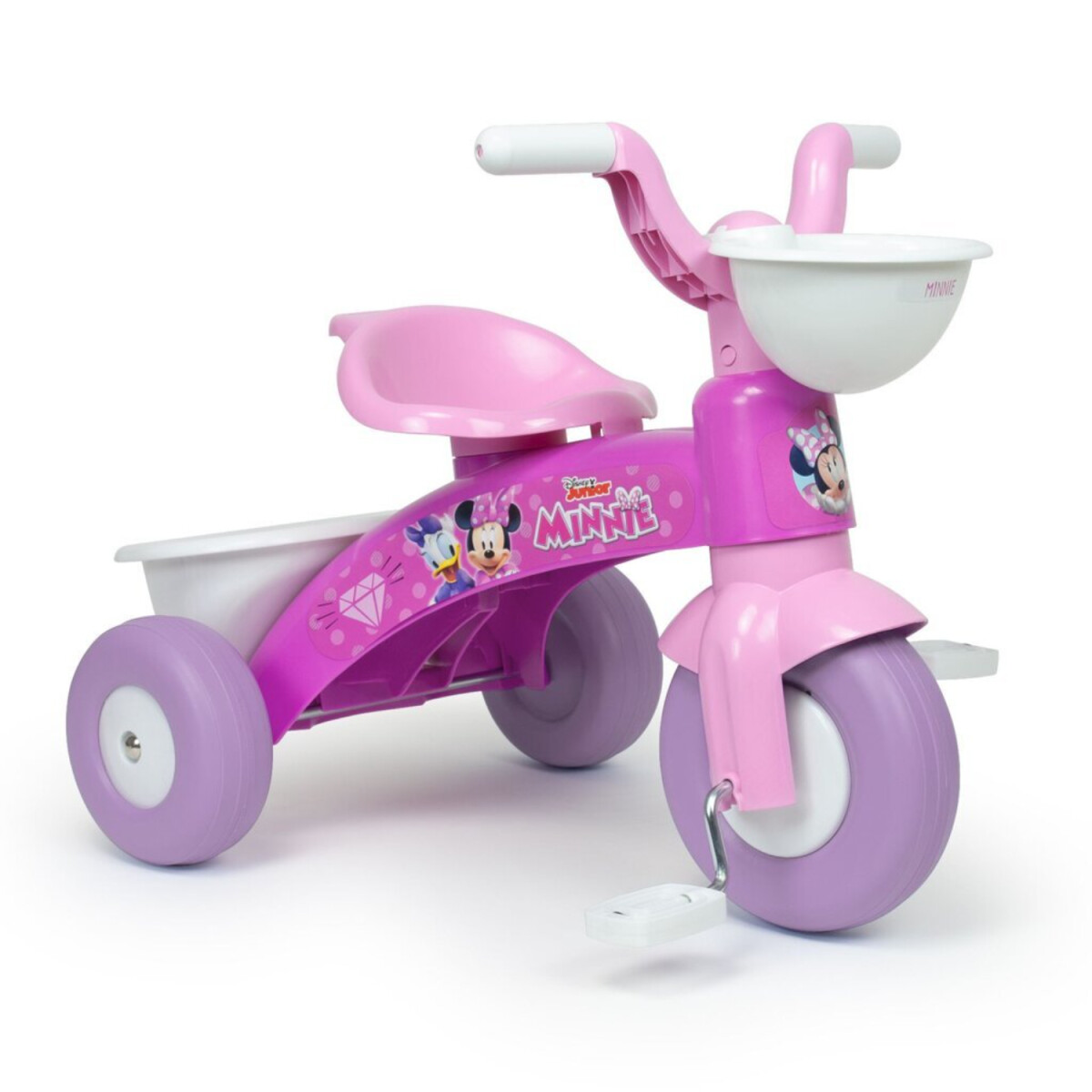 Triciclo A Pedal Con Canasto Injusa Infantil Minnie Mouse — Atrix