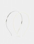 Vinchas Sets Con perlas Set De Vinchas - Plateado