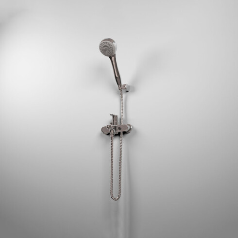 Griferia De Ducha Externa Monocomando Cromo Aqualia Alcamo 000