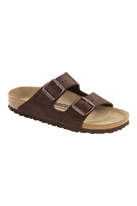 Sandalia Arizona Oiled Leather - Regular Habana