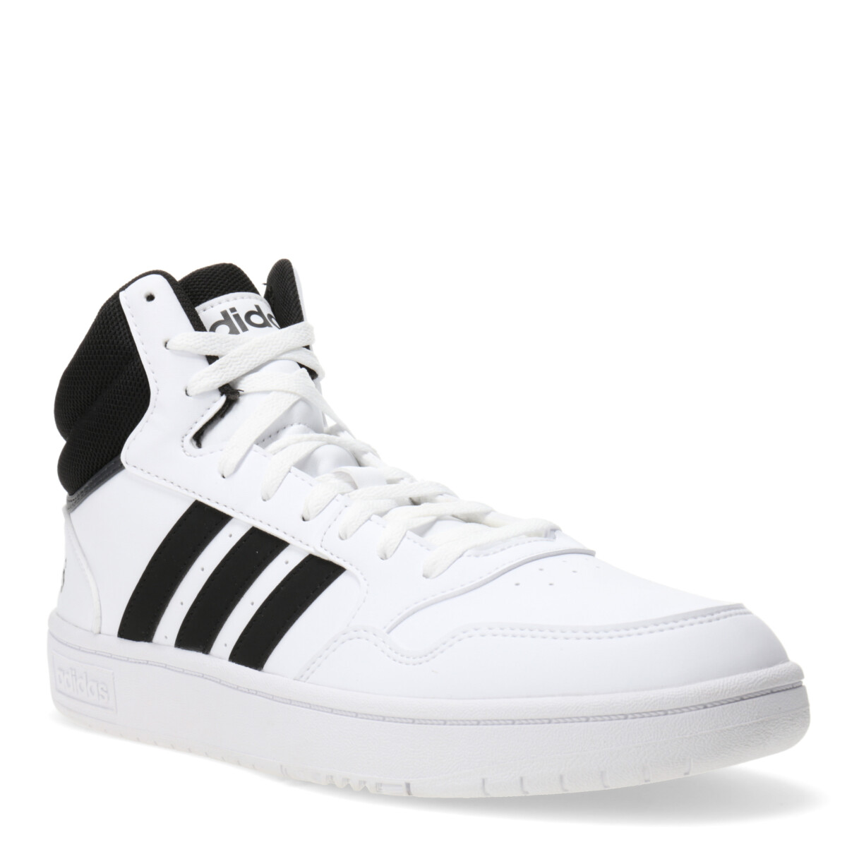 Championes de Hombre Adidas Hoops 3.0 Mid Classic Vintage - Blanco - Negro 