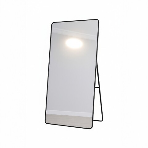 ESPEJO C/MARCO NEGRO 90X150CM Unica