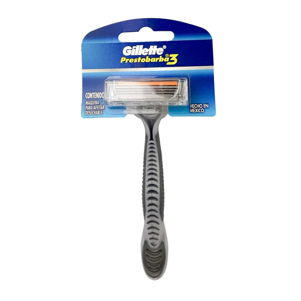GILLETTE PRESTOB 3 MAQ HOMBRE X1 DESECH.