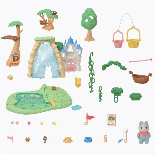 Sylvanian Families Set Cascada Bosque Secreto Ternurines Variante Modelo Bosque