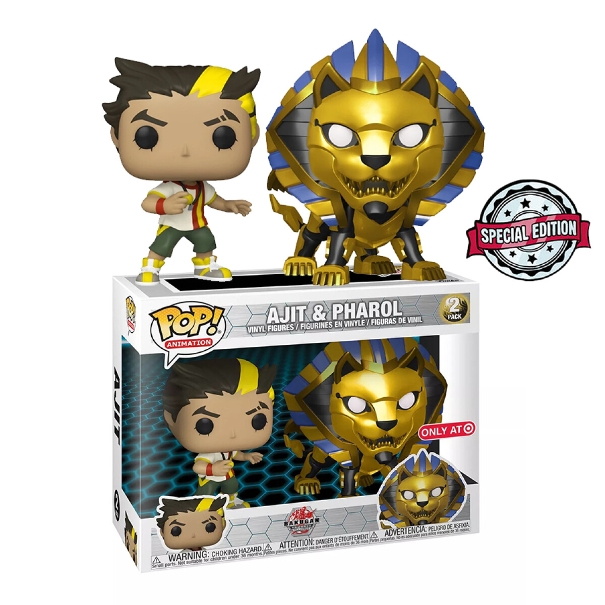 Ajit & Pharol Bakugan 2 Pack [Exclusivo] 