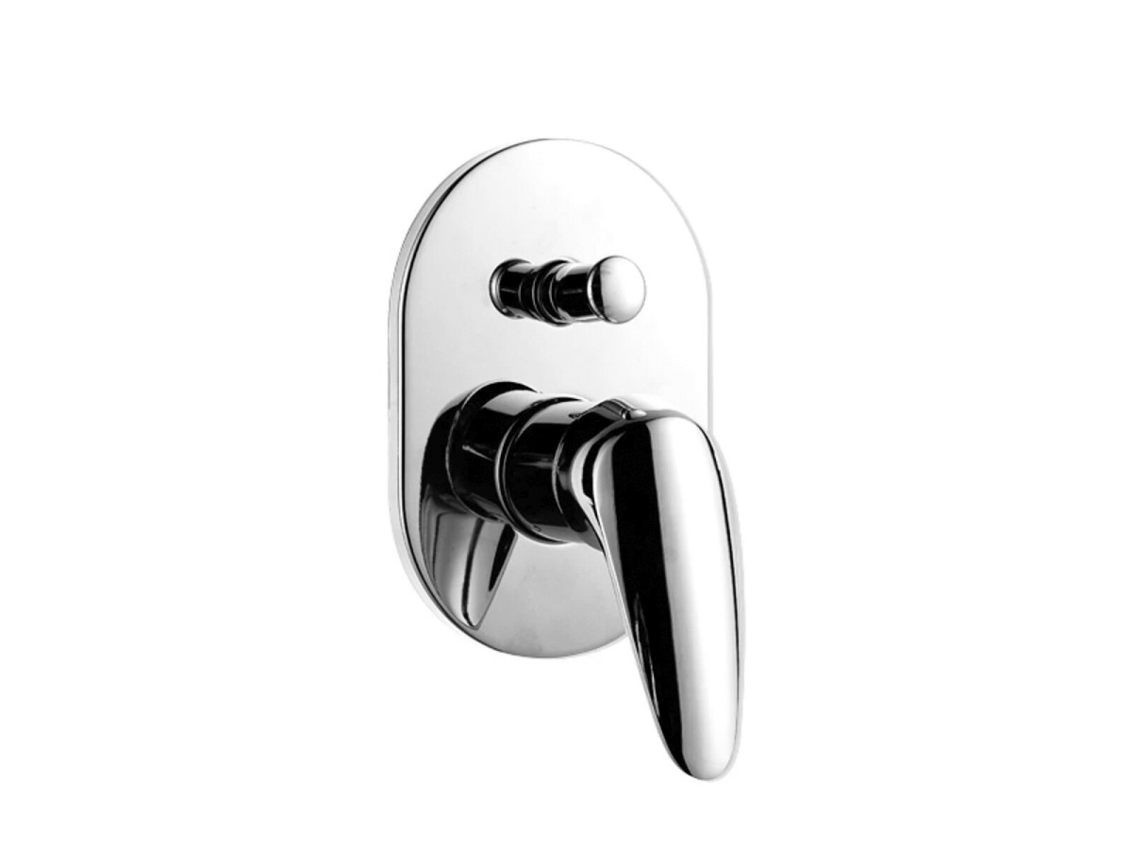 Griferia De Ducha De Empotrar Linea Arona Aqualia Monocomando Cromo 