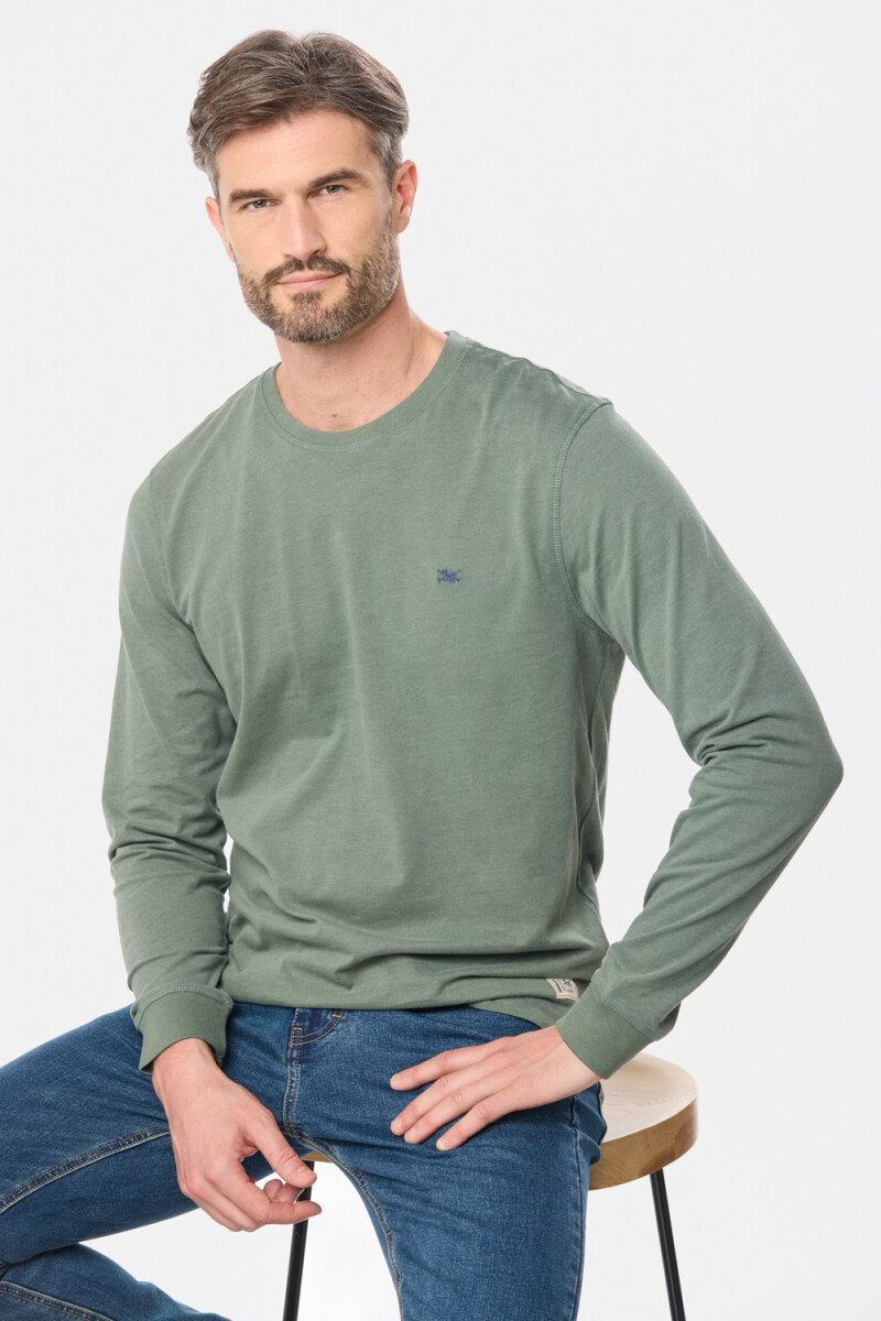 REMERA LISA DE ALGODÓN - Pino 