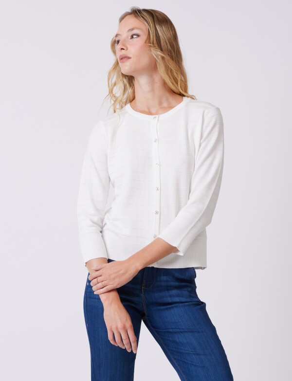 Cardigan Basico CRUDO