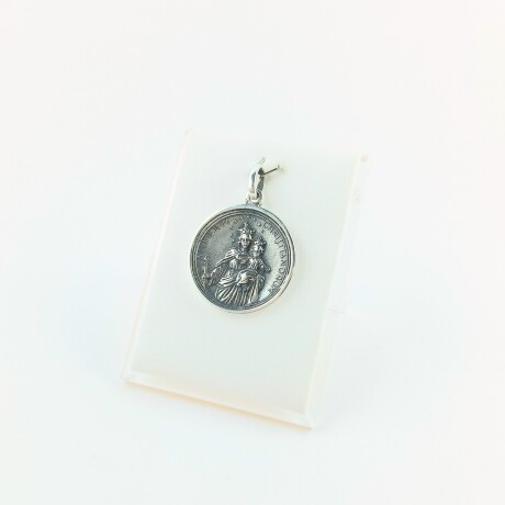 Medalla religiosa de plata 925, Maria Auxiliadora. Medalla religiosa de plata 925, Maria Auxiliadora.