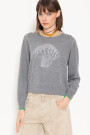 SWEATER MUSHROOM Gris