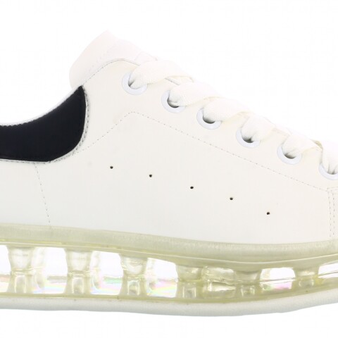 Championes de Hombre N+ acordonado Blanco - Negro