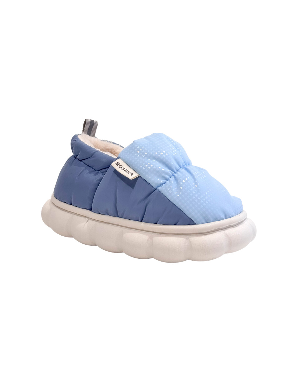 Pantufla De Niño Celeste 