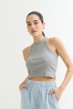 Musculosa cropped GRIS