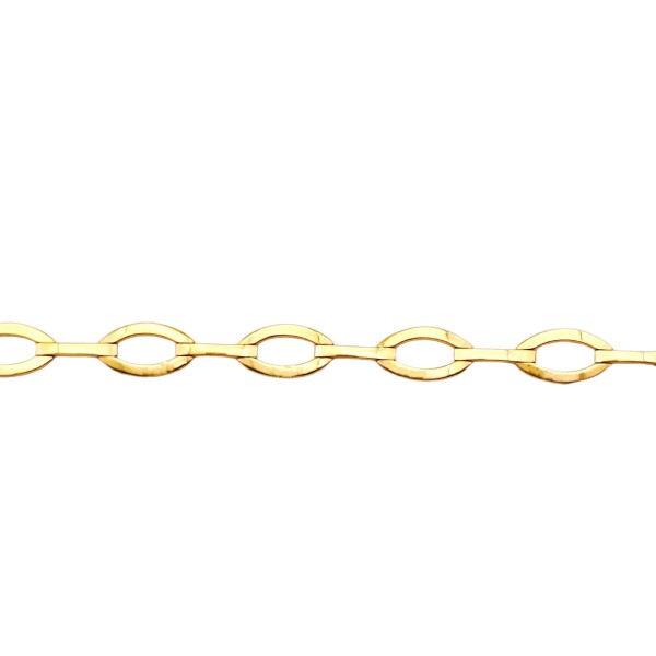 Pulsera Oval -Oro bajo-Sin Piedra-PU8035 sinpiedra