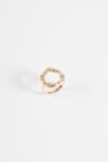 Anillo round dorado