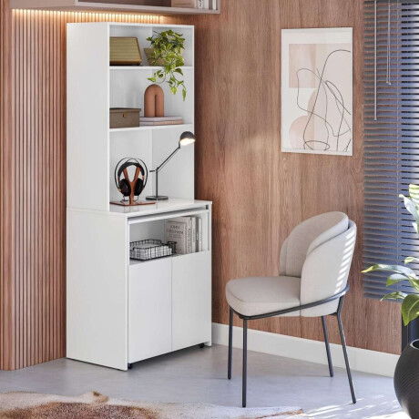 Escritorio Repisa Multifunciion Duo Blanco