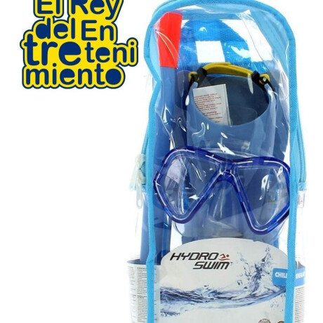 Set Bestway Snorkel + Máscara + Patas Buceo Piscina Azul
