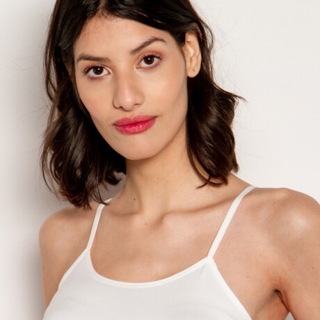 MUSCULOSA SEAMLESS CORAL Blanco