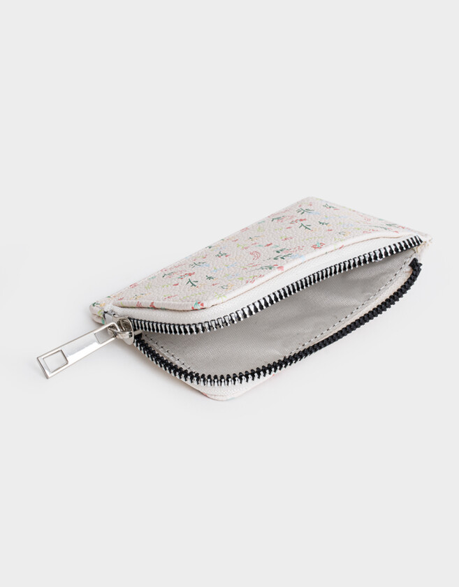 Tarjeteros Tarjetero Cuerina Flores - Estampado Flores