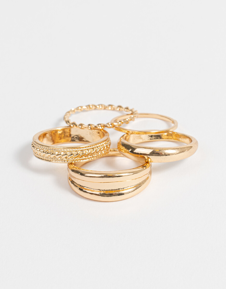 Set De Anillos Essential 