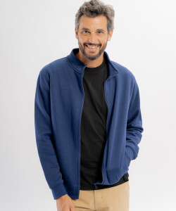 Campera felpa Marco azul marino