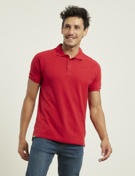 520302 REMERA HARRINGTON URBAN Rojo Oscuro