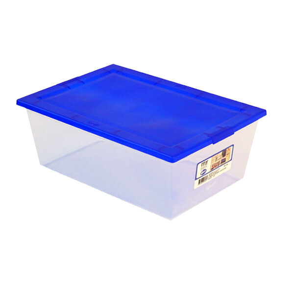 CAJA PLASTICA MYBOX 10 LTS. TRANSPARENTE 37X25X15 CM TRANSPARENTE