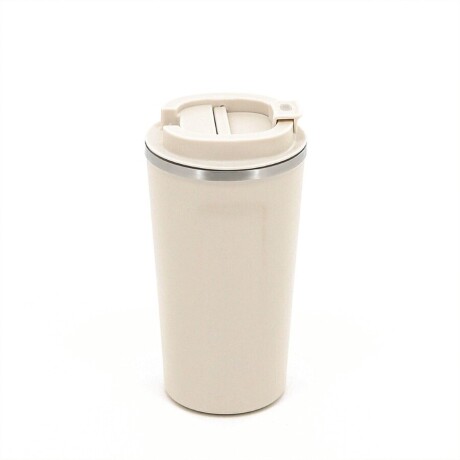 VASO TÉRMICO DE ACERO DISCOVERY 500 ML BEIGE BEIGE