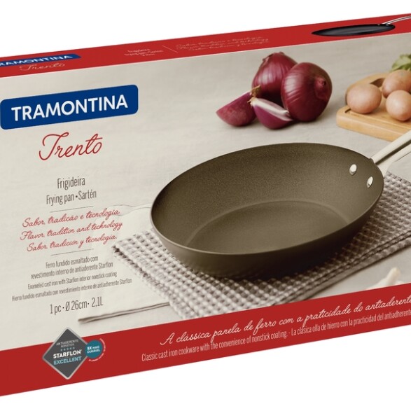 Sartén Ø 26cm. - 2.1 lt. "TRENTO" -TRAMONTINA TR6086