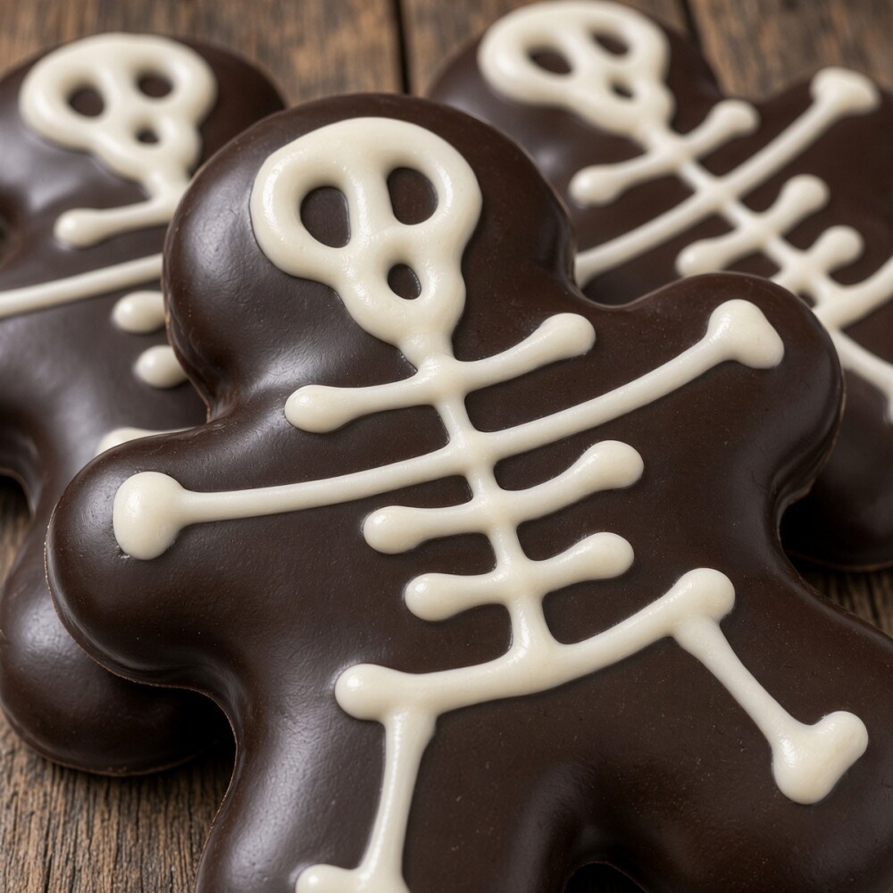 Galletas Halloween con forma de Esqueleto Galletas Halloween con forma de Esqueleto