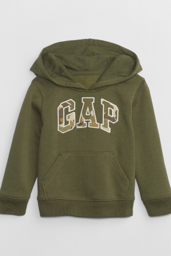 Canguro Logo Gap Con Felpa Toddler Niño Army Jacket Green
