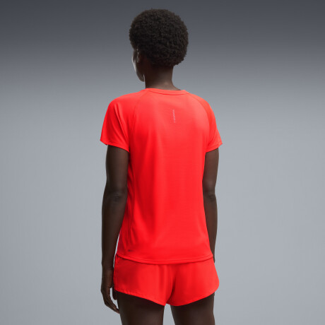 W Run Velocity Tee 52657895 Rojo Neón