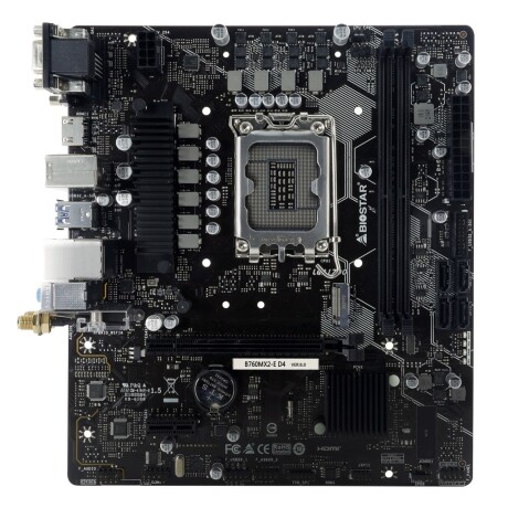 Mother Biostar B760MX2-E D4 LGA1700 001