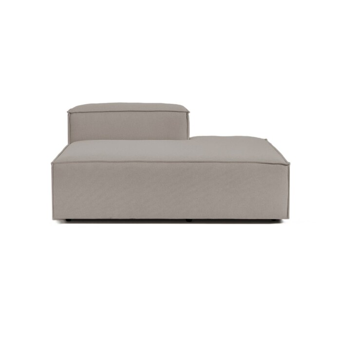 Sillón Nicole Chaise Lounge Simple Derecho Gris