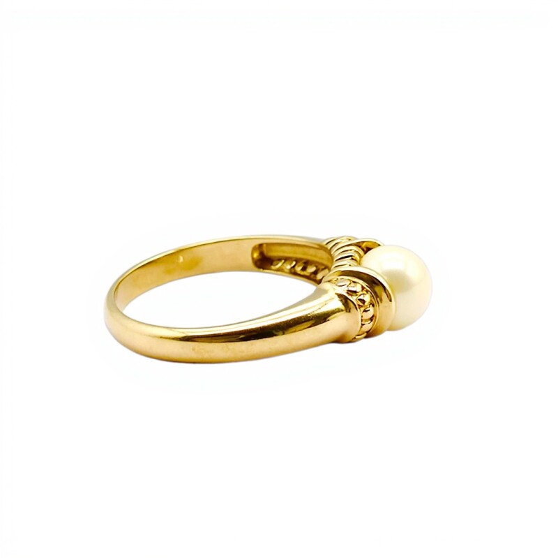 Anillo Solitario-Oro bajo-Perla-AN8166 conperla