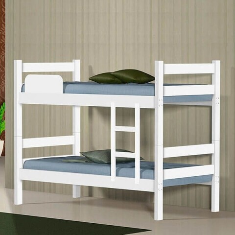 Cama de 2 pisos Beliche Prisma Abba Blanco Cama de 2 pisos Beliche Prisma Abba Blanco