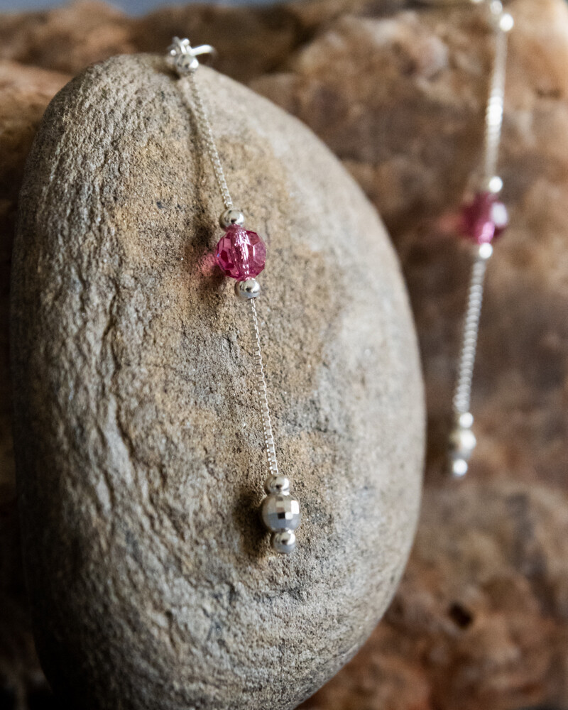 Caravanas afrodita PLATEADO