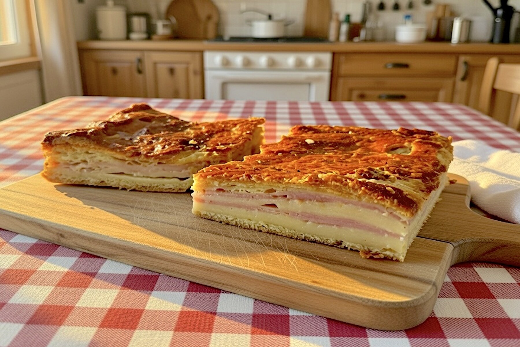 Tarta de Jamón y Queso - Media Tarta 