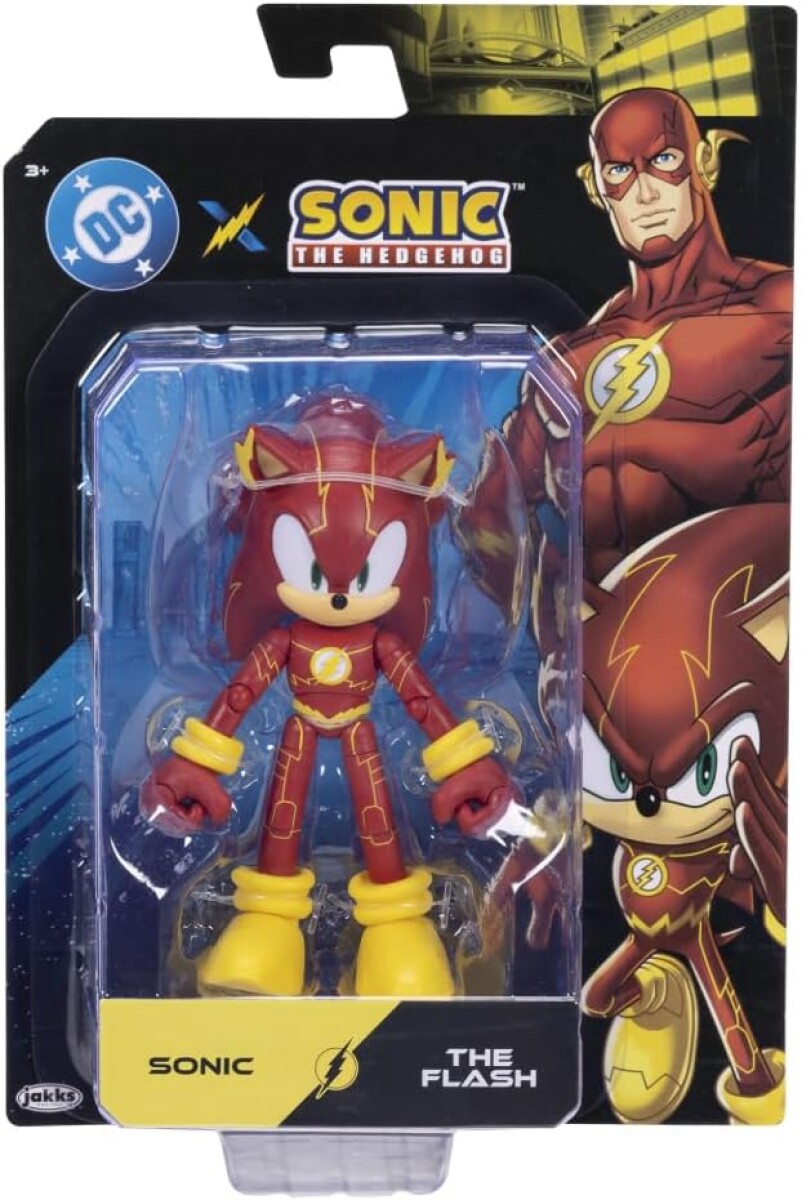 Figura Articulada Jakks Sonic Vestido de Flash - RICITOS-DE-ORO 