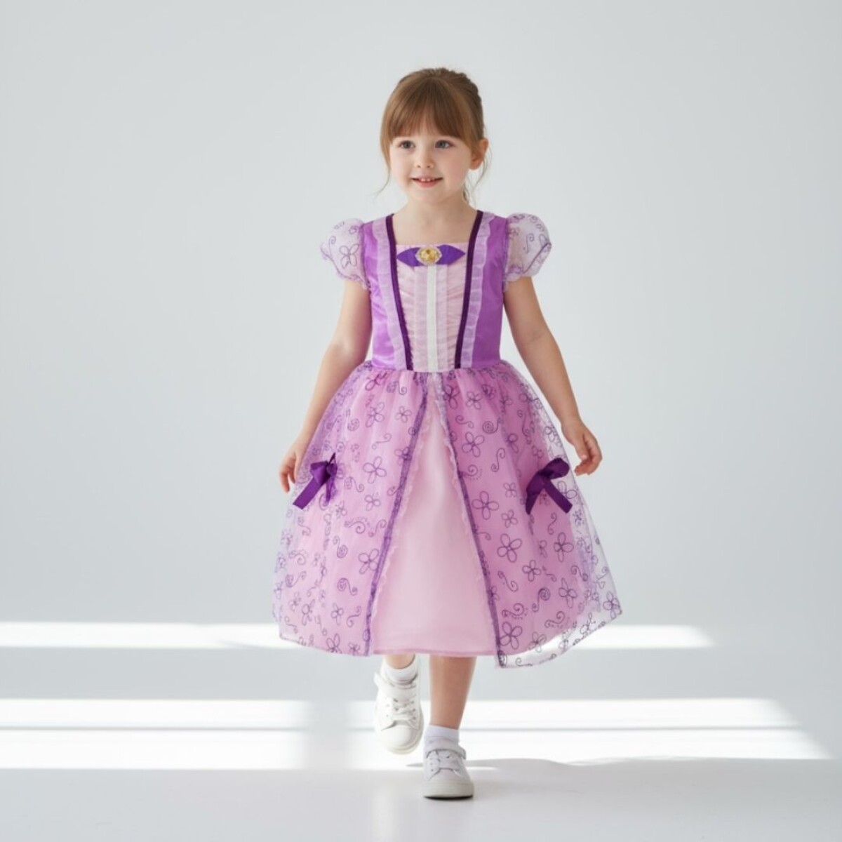 Disfraz Pincesa Lila- Talle S - Lila 