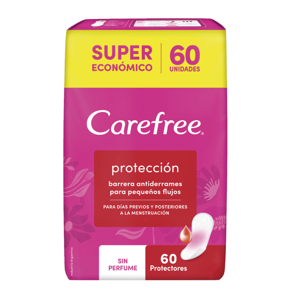 Protectores Diarios Carefree Proteccion Original 60 Unidades 