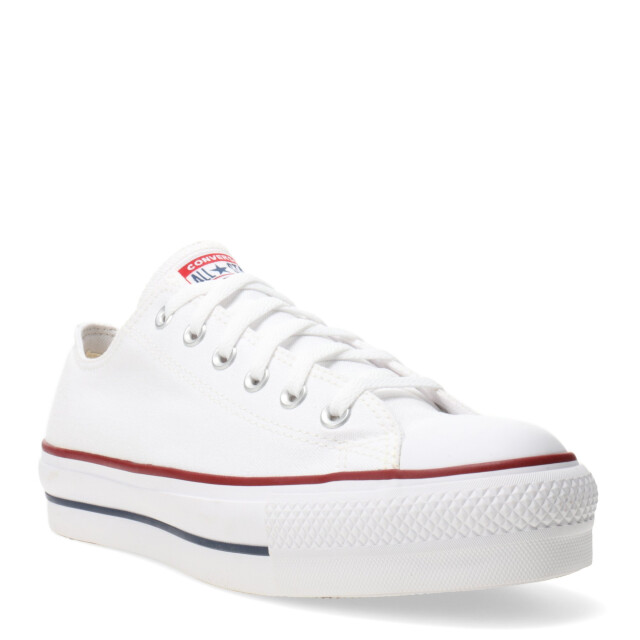 Championes Unisex Converse Chuck Taylor All Star Lift Blanco - Rojo - Azul