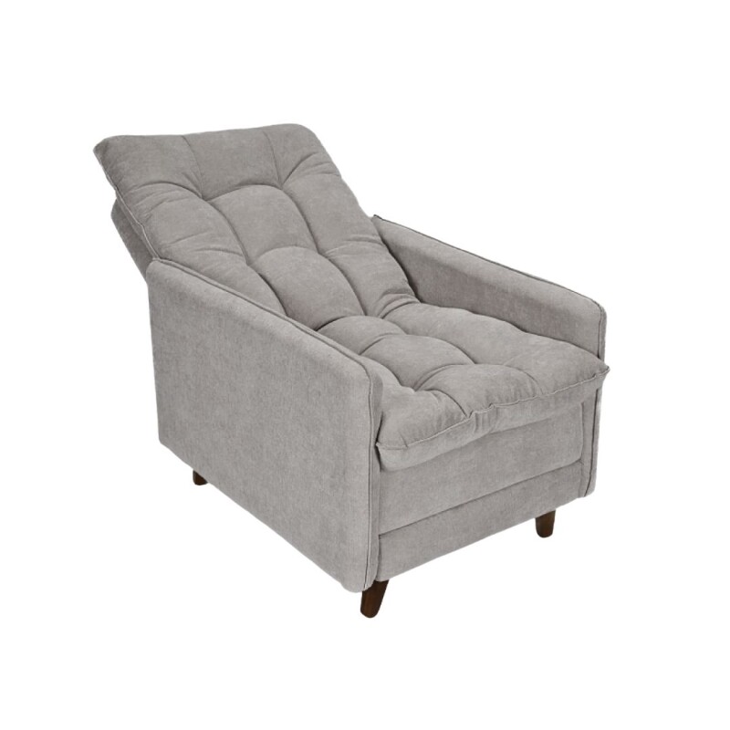 Poltrona reclinable clásico + Puff Cinza Urbano Poltrona reclinable clásico + Puff Cinza Urbano