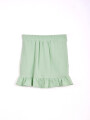 CONJUNTO BLUSA Y SHORT POLLERA VERDE CLARO